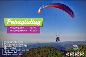 paragliding at khanpur dam