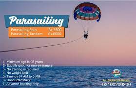 parasailing khanpur dam