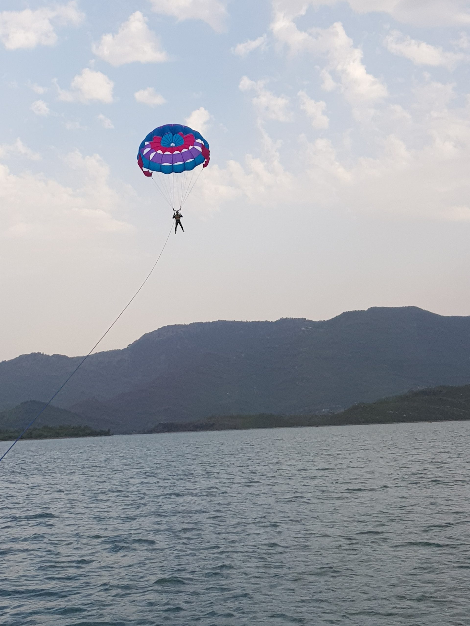 Parasailing Khanpur Dam